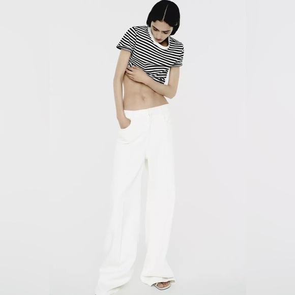 ZW COLLECTION HIGH WAIST WIDE LEG JEANS - Picture 1 of 7